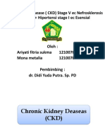 Chronic Kidney Disease (CKD) Stage V Ec Nefrosklerosis Hipertensi + Hipertensi Stage I Ec Esensial