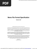 Nemo File Format 2.25 PDF