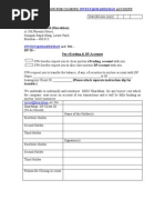 Account Closing Form