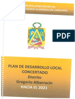 Plan de Desarrollo Local Concertado Hacia 2021
