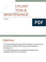 Power Plant Operation & Maintenance