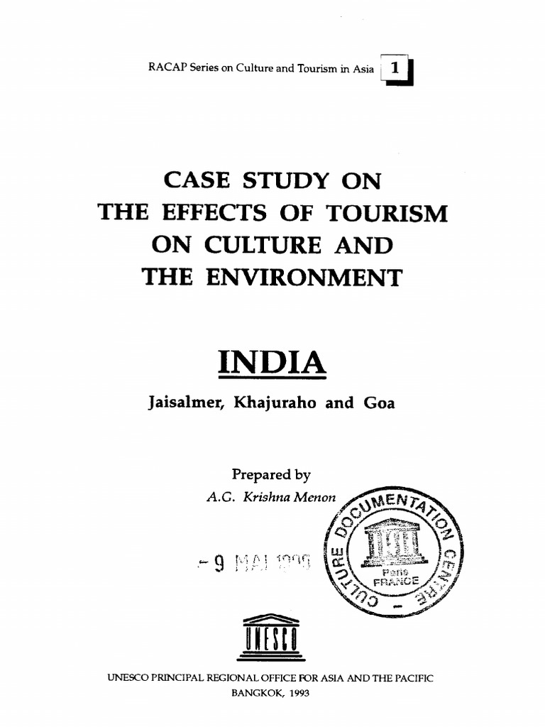 case study on tourism industry