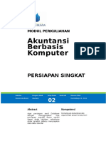 Persiapan Akuntansi Berbasis Komputer