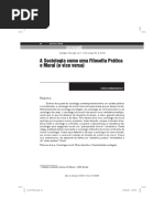 A Sociologia Como Uma Filosofia Prática