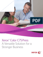 Xerox Color C75 Press: A Versatile Solution For A Stronger Business