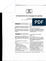 Systematisation Des Nystagmus de Position (1982)