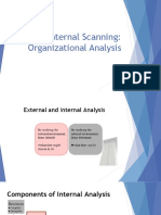 Internal Scanning: Organizational Analysis