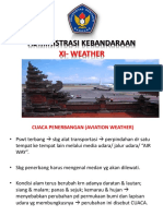 Bab XI Administrasi Kebandaraan - Weather