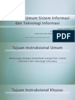 Gambaran Umum Sistem Informasi