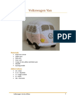 Volkswagen Van Crochet Pattern