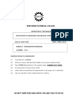 Northern Technical College: Department: Mechanical Certificate in Advanced Mechanical Engineering Level I