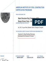 AISC - Certificado