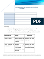 Procesos de Reclutamiento, Selección e Inducción