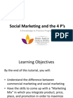 Social Marketing and The 4 Ps Version 2-1389204479