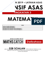 (2019-) Modul Latihan Matematik Tingkatan 3 (PT3)