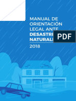 Manual de Orientación Legal Ante Desastres Naturales