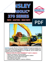 Hensley Hensley': Features of The 370 Series PARABOLIC Teeth & Adapters