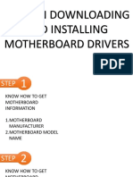 How To Install Mobo Drivers