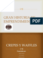 Historia Crepes y Wafles