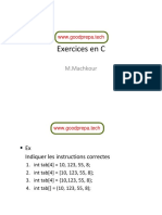 Exercices en C Pour SMP4 - 2014