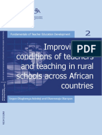 Improving The Conditions of Teachers and Teaching in Rural Schools Across African Countries