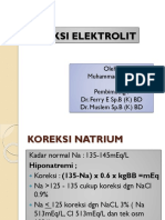 Koreksi Elektrolit