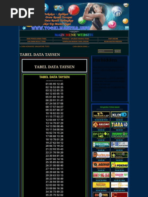 Togel Master Tabel Data Taysen Online Services Computer Network
