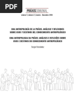 Antropologia Praxis-uso Conocimiento Antropologico