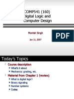 COMP541 (160) Digital Logic and Computer Design