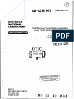 Coal Technologies for Air Force Heating Plants