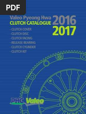 PHC VALEO Clutch Catalogue 2016-2017 | PDF | Clutch