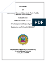 Water Balance Study of Plastic Lined Farm Pond