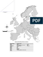 Europe Base Map All With E&S Country List PDF