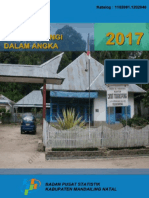 Kecamatan Muara Sipongi Dalam Angka 2017