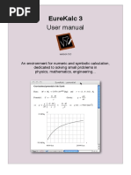 EureKalc Manual En