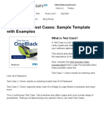 How To Write Test Cases - Sample Template With Examples