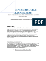 Enterprise Resource Planning