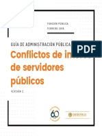 Guía de Administración Pública - Conflictos de Interés de Servidores Públicos - Versión 2 - Febrero 2018