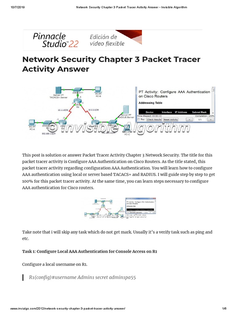 Network Security AAA Authentication Guide | PDF | Cisco Certifications ...