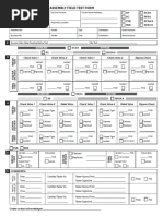 Backflow Prevention Assembly Field Test Form: Mainline Bypass