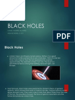 Black Holes: Name: Andres Alvarez. High School: C.E.C