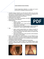 Caracteristicas de Patologias Organicas PDF