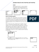 Calculator Notes For The TI-83 Plus and TI-84 Plus: Note 4A - Function Notation