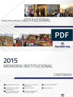 Memoria FENACREP 2015