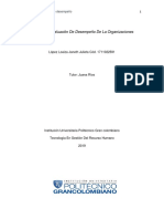 Modelo de Evaluación de Desempeño de La Organizaciones: López Loaiza Janeth Julieta Cód. 1711022591