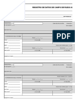 Registro de datos de campo de ruido ambiental