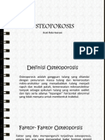OSTEOPOROSIS-MENGENAL PENYAKIT TULANG RAPUH