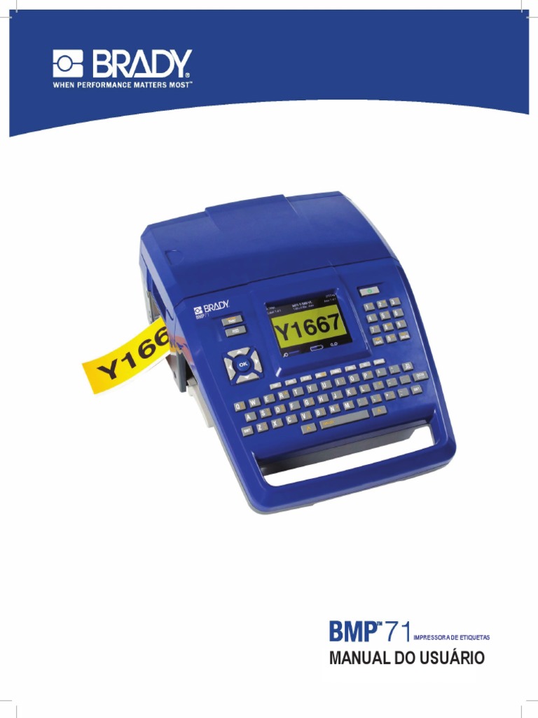 Bmp71 Bmp71 Manual | PDF | Microsoft Windows | Impressora (informática)