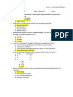 Performance Check For Session 9 - Advanced Scheduling