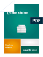 Efectos Tóxicos